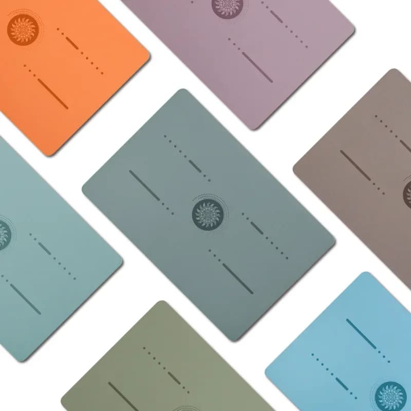 PU Natural Rubber Yoga Mat Support Flat Mini Pad Portable Auxiliary Knee Pad Non-slip Knee Pad Meditation Head Sports Exercise