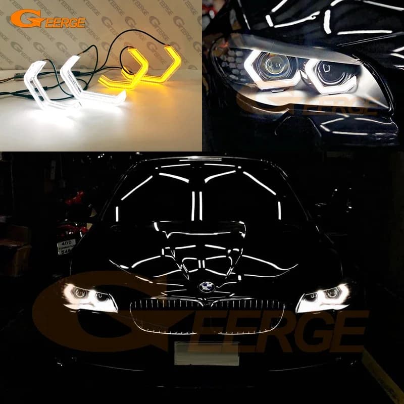 Per BMW Serie 5 G30 G31 F90 G38 F10 F11 F18 M5 Luce diurna Ultra luminosa Concept M4 Stile iconico LED Angel Eyes Kit Halo Anelli