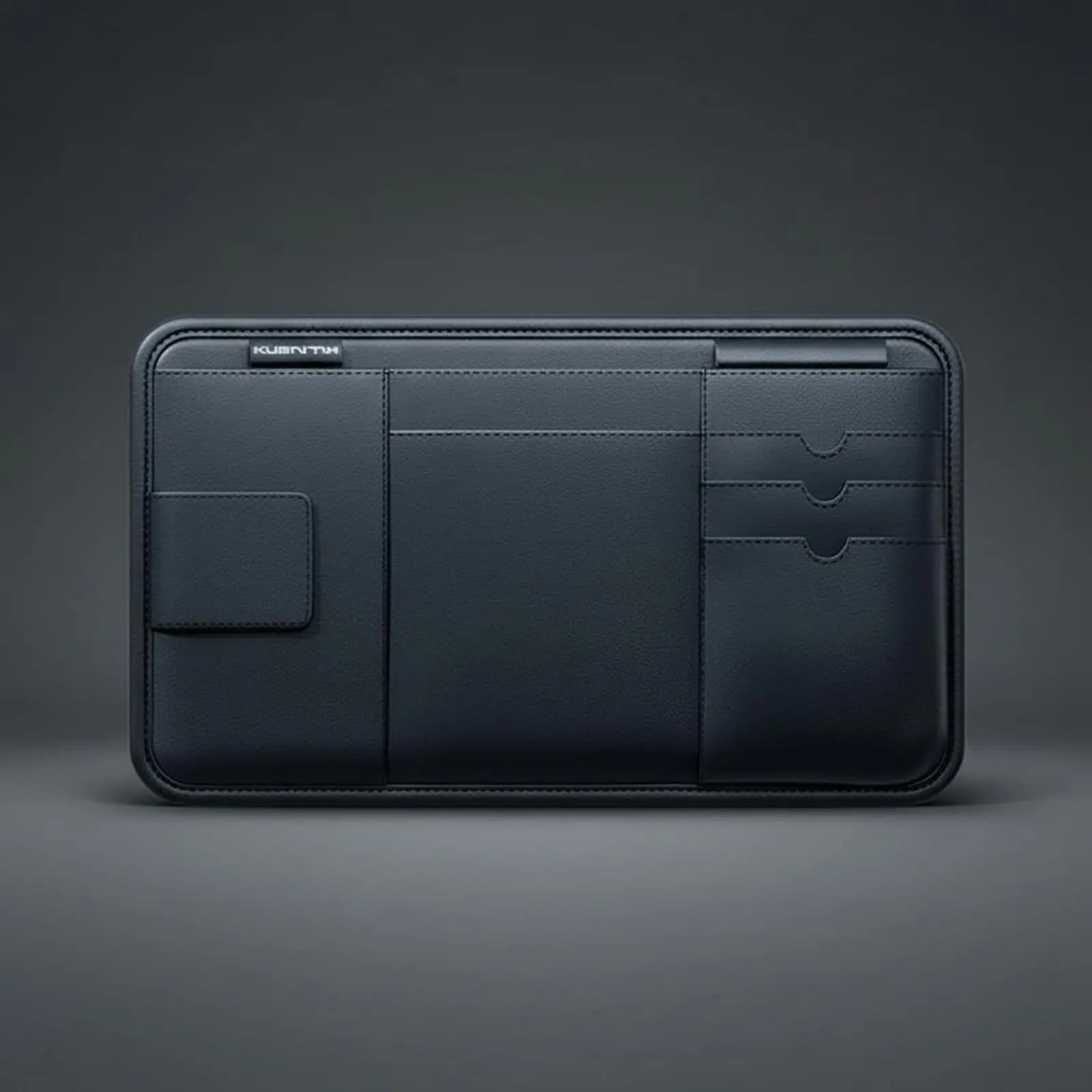 Organizer per Parasole Auto, Porta Documenti e Carte Salvaspazio, Porta Occhiali da Sole Adesivo, Facile Installazione