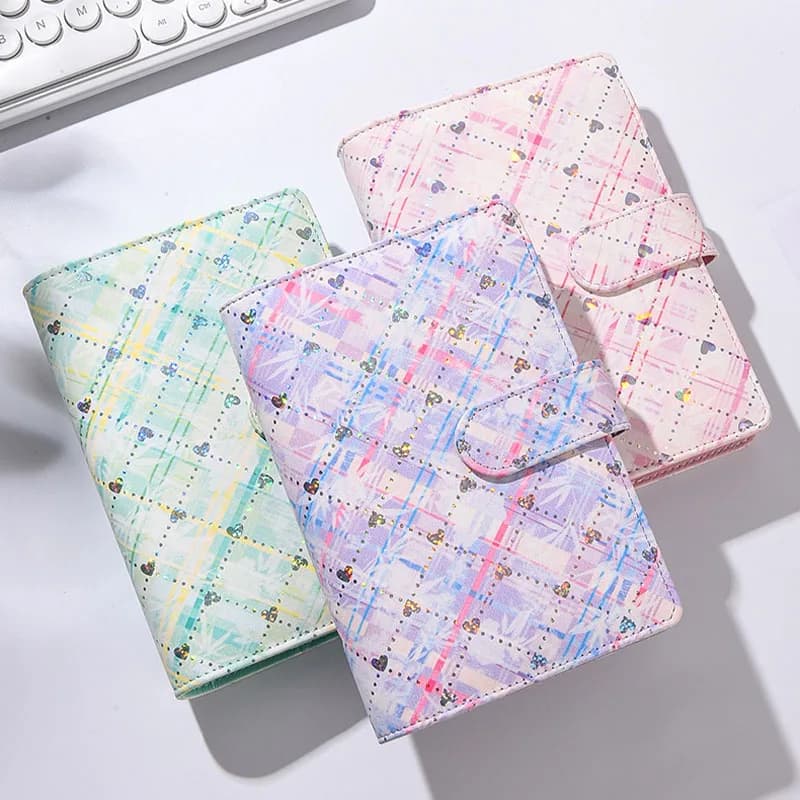 Set di Agende A6 Macaron a Quadretti per la Gestione del Budget, Sistema di Buste per Contanti, Organizer Finanziario con Adesivi e Tasche