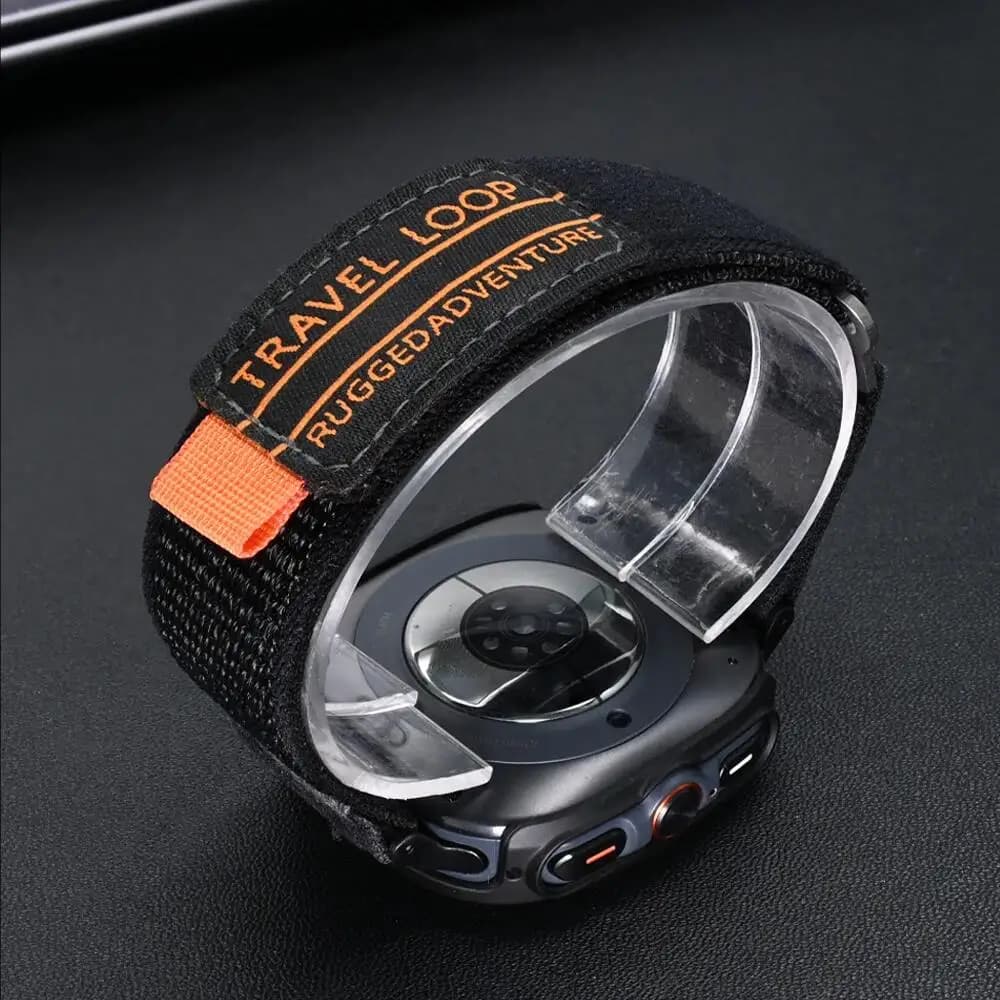 Cinturino da viaggio in nylon per Samsung Galaxy Watch 8 Ultra 47mm cinturino sportivo da uomo per Galaxy 7 Ultra 47mm Sostituisci il braccialetto Correa