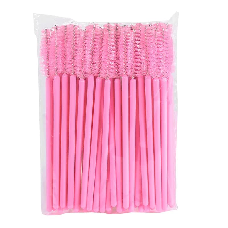 50 Pezzi Spazzole Monouso per Ciglia, Applicatori Mascara, Spoolie per Extension Ciglia, Strumenti di Bellezza per il Trucco
