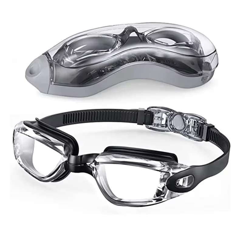 Glasses, new professional lenses for adult UV protection, swimwear for men and women, waterproof adjustable silicone
