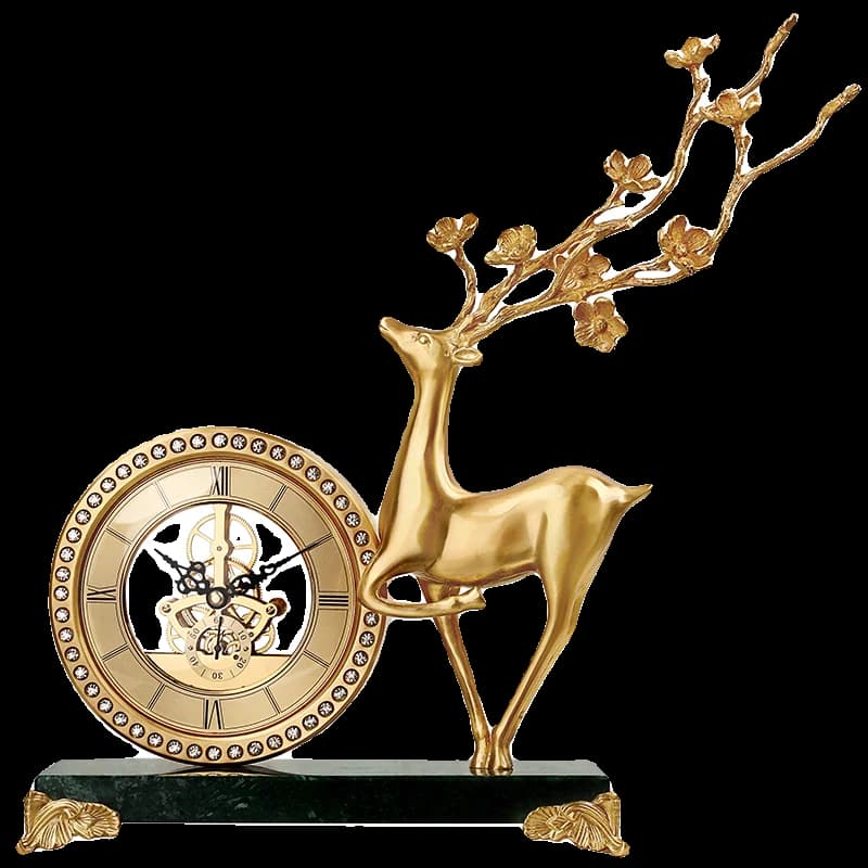 Orologio a pendolo per la casa, soggiorno, arte moderna, leggera, di lusso, decorazione creativa, orologio in ottone
