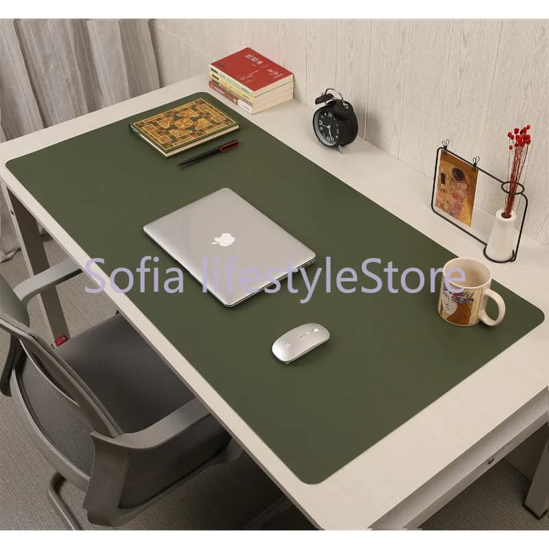 Tappetino Protettivo per Scrivania di Grandi Dimensioni, Antiscivolo su Entrambi i Lati, Impermeabile, per Tastiera e Mouse, Cuscino per Laptop, Accessori da Ufficio
