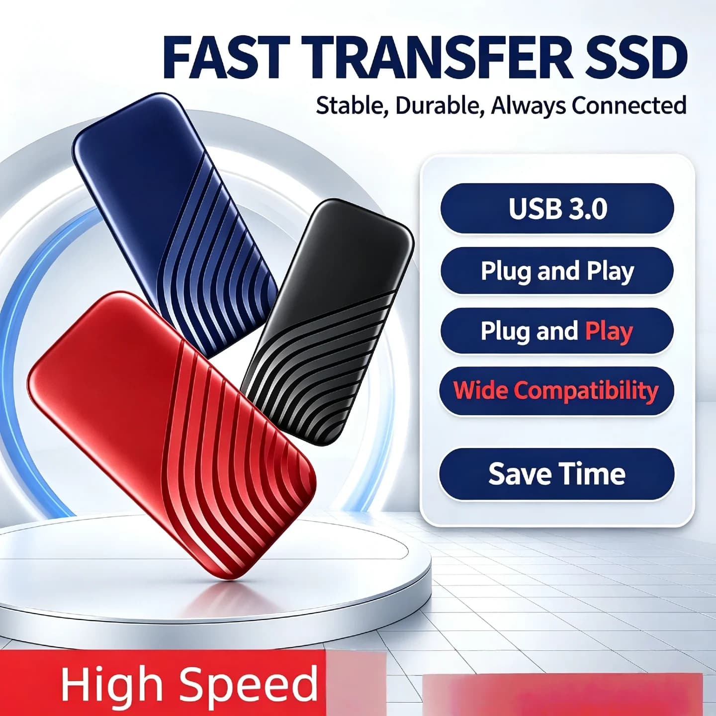 4TB 2TB 1TB 2.5 Inch Portable External Hard Drive USB3.0 Hard Disk for Laptop Mac Android Pro Max