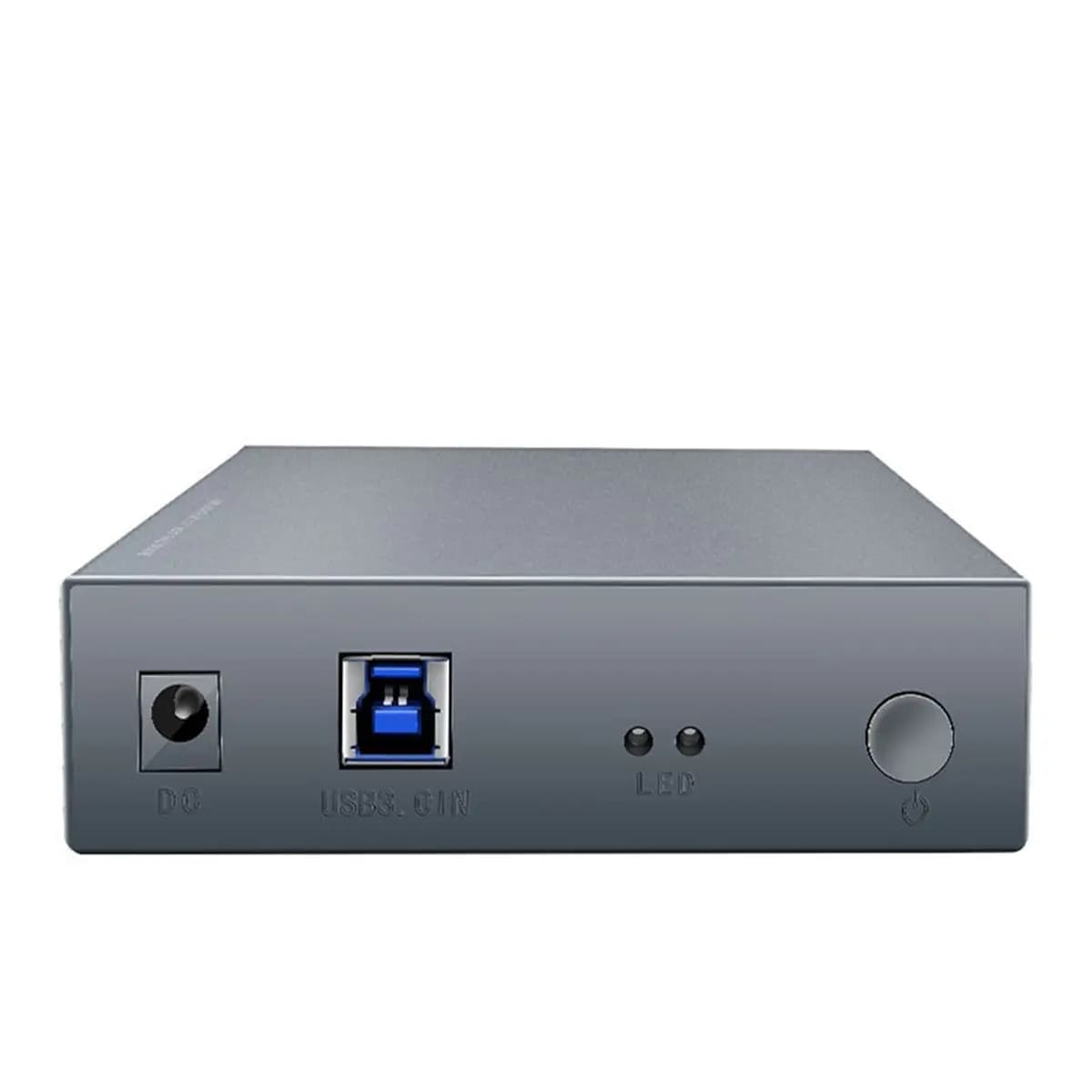 A46U Box Esterno USB 3.0 per Disco Rigido SATAIII, Case Portatile in Alluminio per HDD/SSD SATA I/II/III da 3.5 Pollici