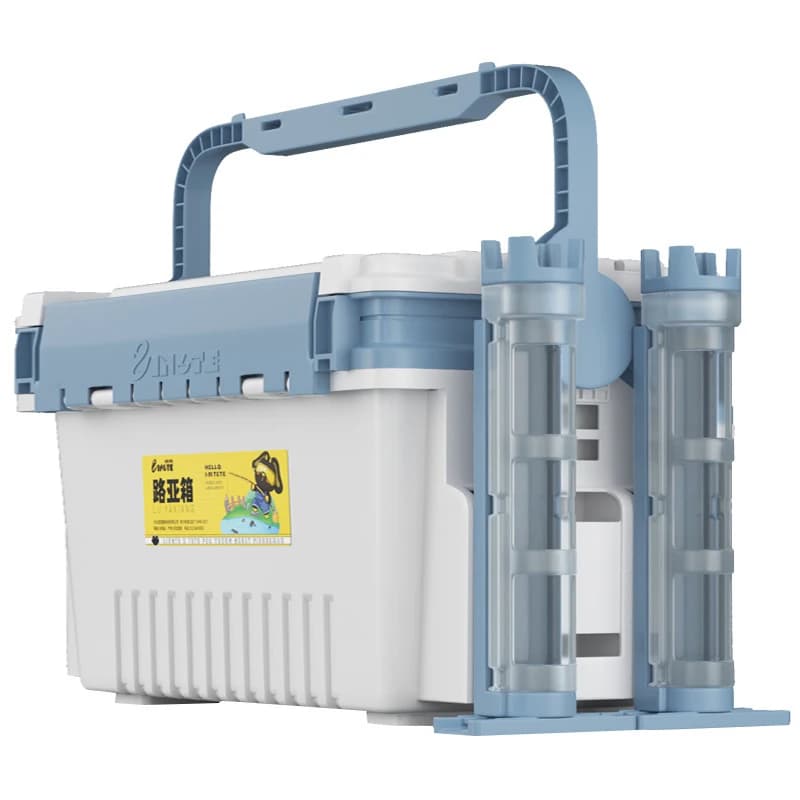 Esca Fishing Equipment Box Multifunctional Fishing Box 12 Liters Tool Box With Live Fish Bucket Box Double Layer Fishing Equipment Box