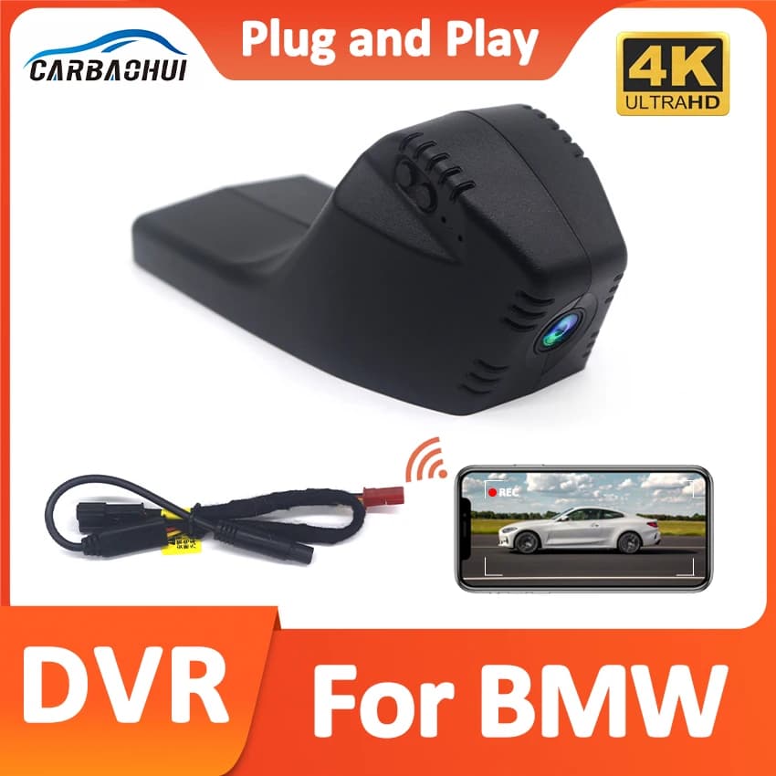UHD Wifi Car DVR Video Recorder For BMW X5 G05 For BMW Series 3 G20 G21 G28 2018 -2023 2024 Dash Cam Camera Auto Driving Recorder
