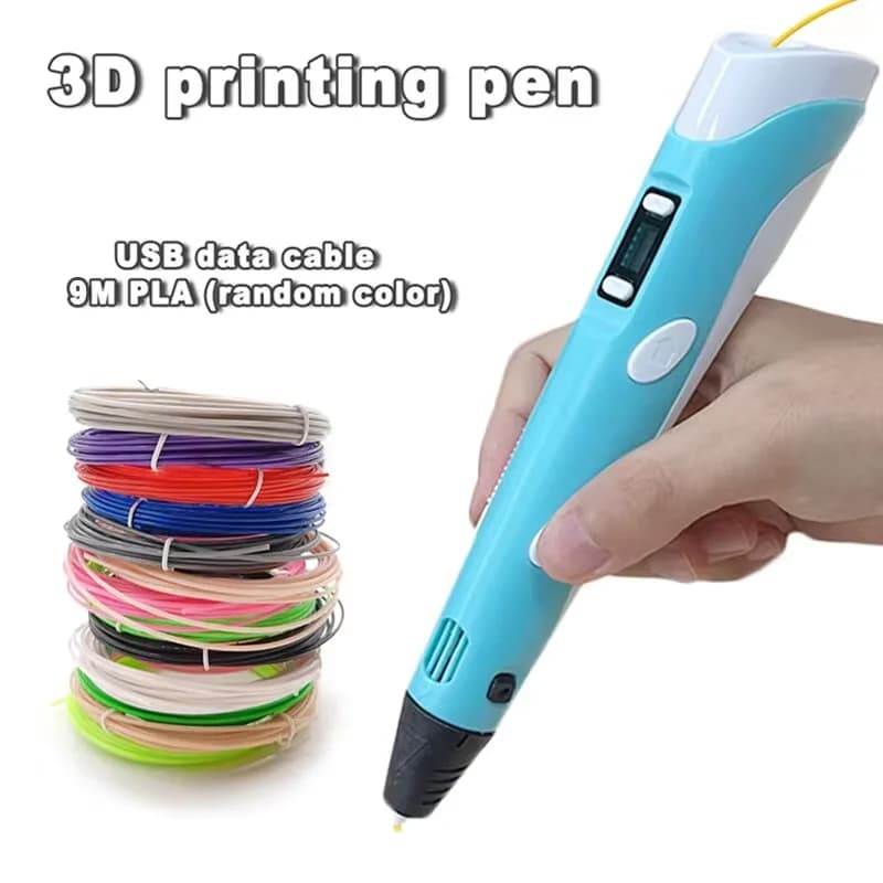 3D Printing Electronic Pen with 9 M PLA Consumption Materials High Temperature 3D graffiti tool Intelligent Toy Christmas Birthday Gift