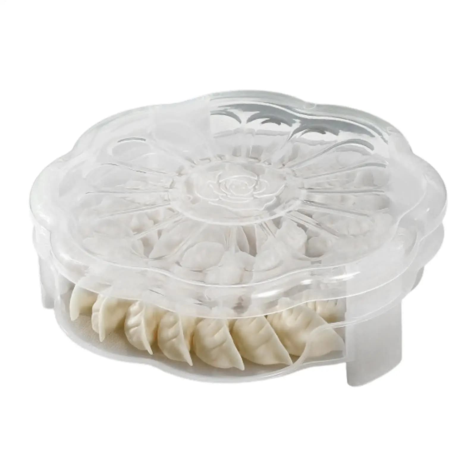 Treat Boxes Food Storage Container Organizer Stackable Dumpling Storage Box For Home Kitchen Bakery Restaurant Dorm Apartment