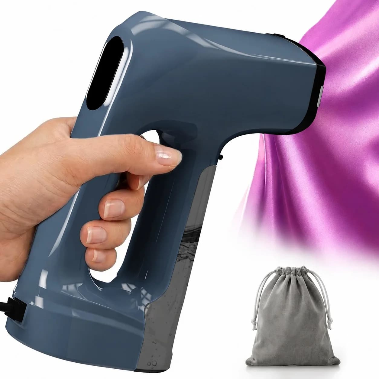 Steamer for Clothes Handheld Size 3500Pa Suction 2-in-1 Steamer & Iron 30-Sec Heat-Up 4 Modes for Shirts Bedding Travel & Home 110-120V Professional Wrinkle Remover