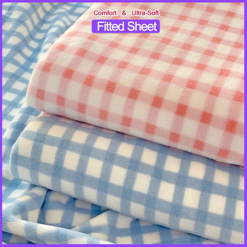 Lenzuolo con Angoli in Flanella Premium Super Morbida 1 Pezzo - Tasca Profonda 25cm, Resistente allo Sbiadimento, Facile da Pulire, Biancheria da Letto Durevole per Letti Singoli/Matrimoniali/King Size