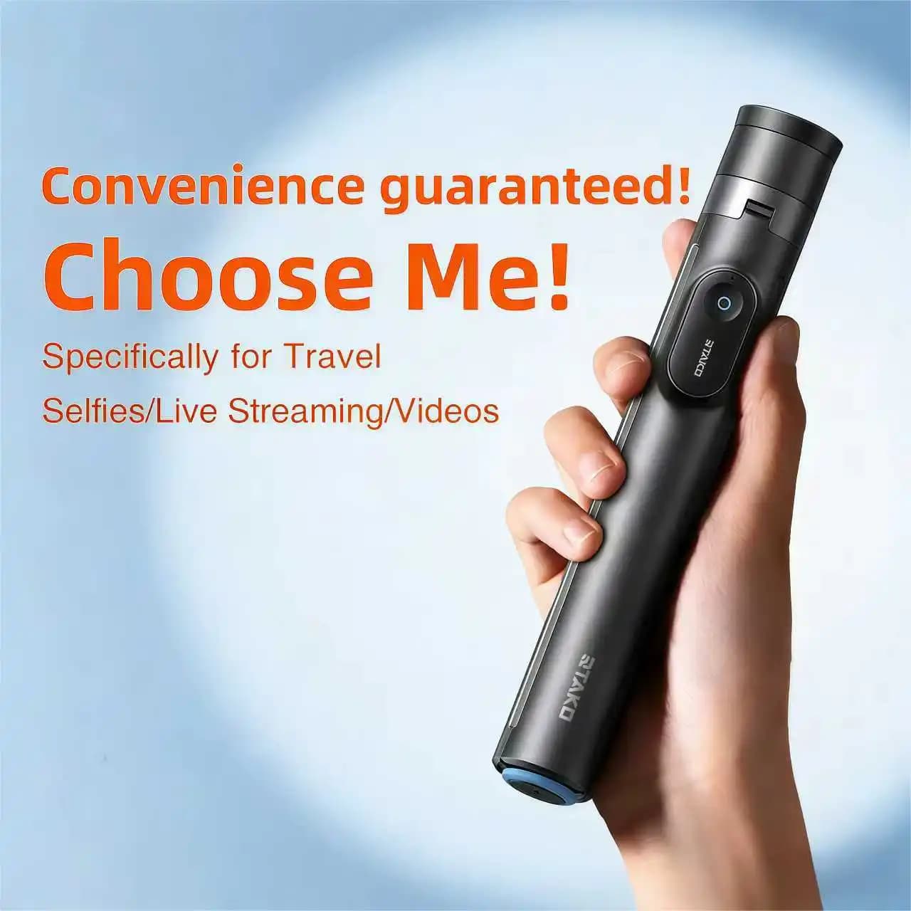 Treppiede portatile per selfie stick da 60 pollici con telecomando, avvio con un clic, inclusa il telecomando wireless. Adatto per telefoni cellulari. Accessori per fotocamera smartphone, porta fotocamera