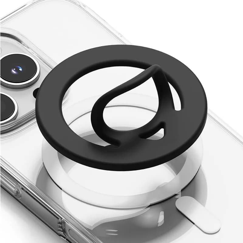 Custodia magnetica con impugnatura in silicone a doppia faccia per Magsafe IPhone 17 Air 16 E 15 14 13 12 11 Pro Max Plus Custodia per telefono sicura per Mac
