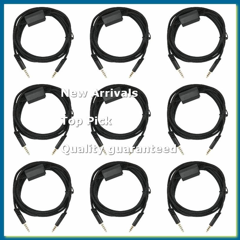 6Pack X(Replacement Earphone Cable for Astro A40 Headset, Audio Cable for A40 Gaming Headset