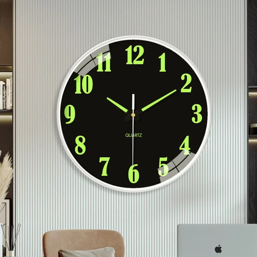 Wall Clock Luminous Quartz Watch Mute New Wall Clock Simple Wall Clock Nordic Wall Clock Home Time