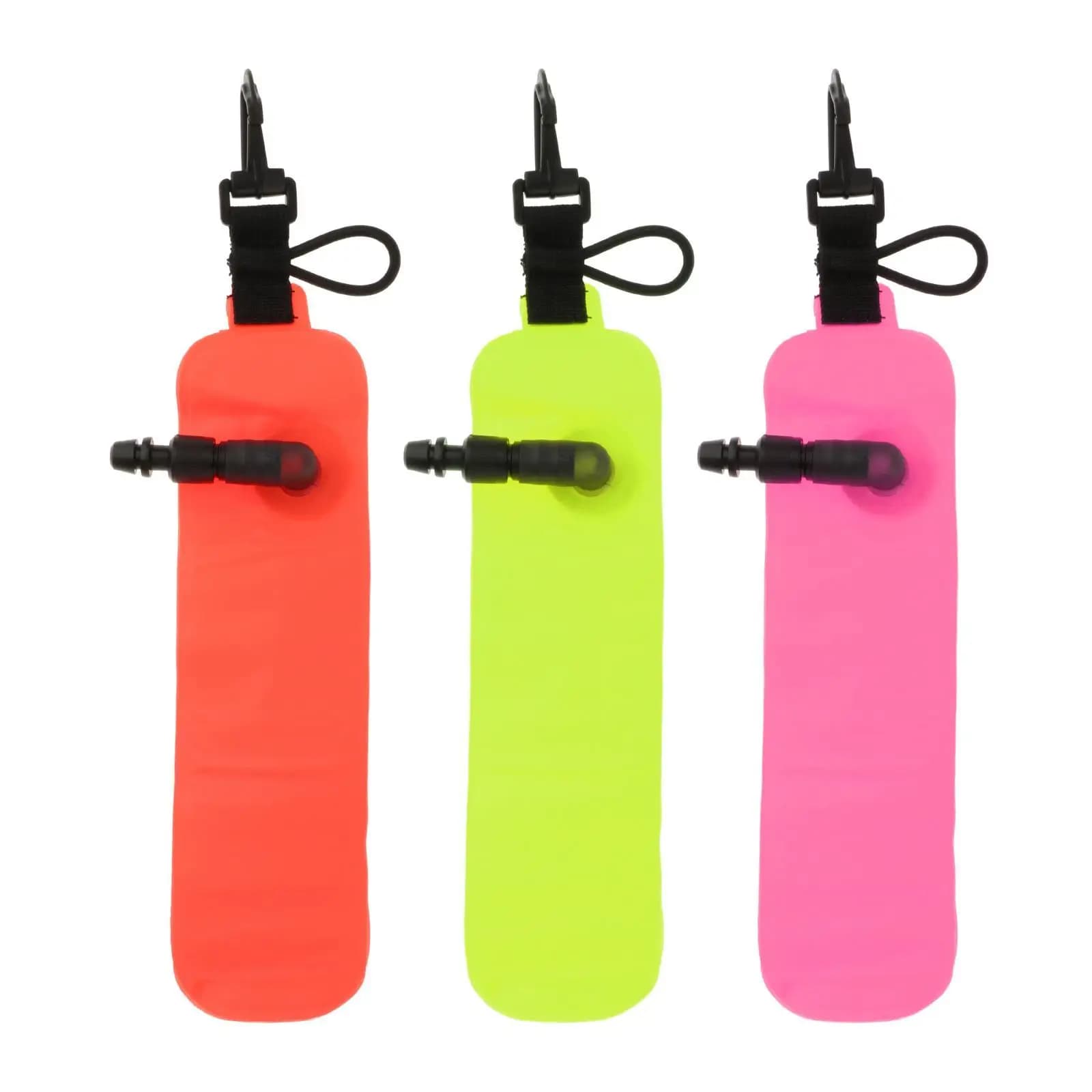 Compact inflatable underwater boa signaling pipe for underwater activities, Snorkeling, underwater equipment