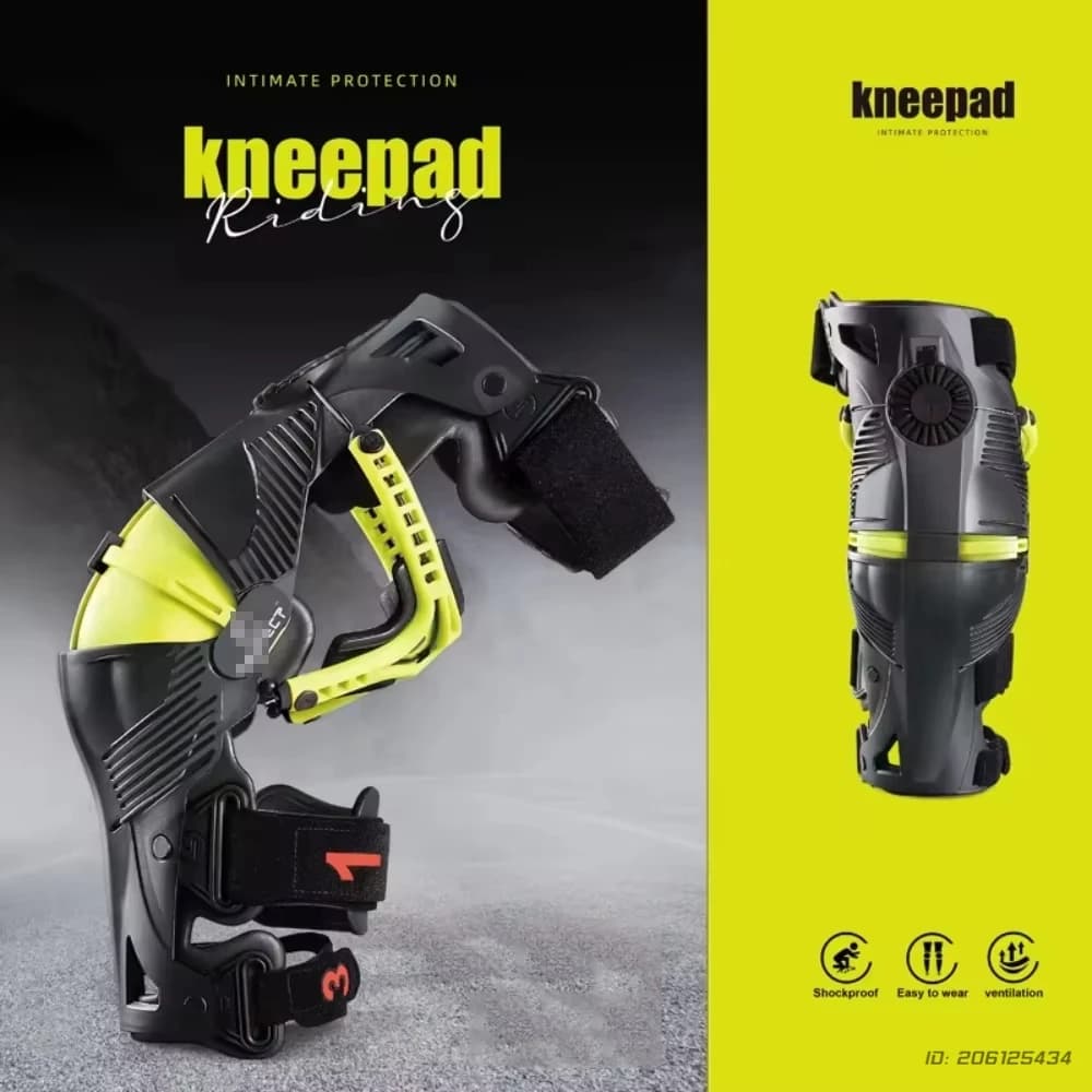 Ginocchiera protettiva per motocross per fuoristrada e autostradali Protezione meccanica delle gambe e protezioni esoscheletriche Ginocchiera per moto