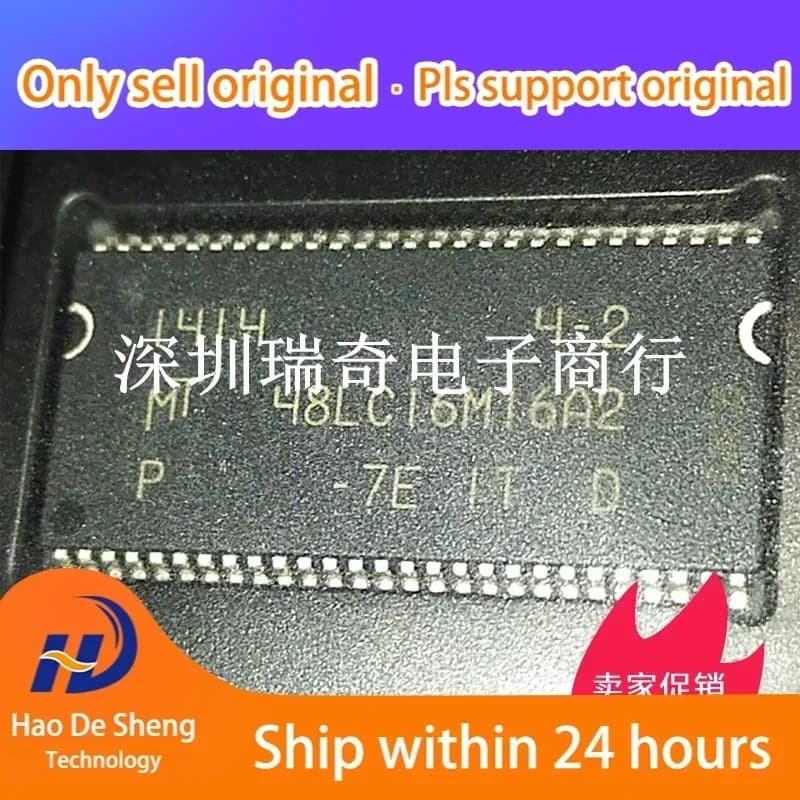 10PCS/LOT MT48LC16M16A2P-7E IT:D TSSOP54 New Original in Stock Power bank