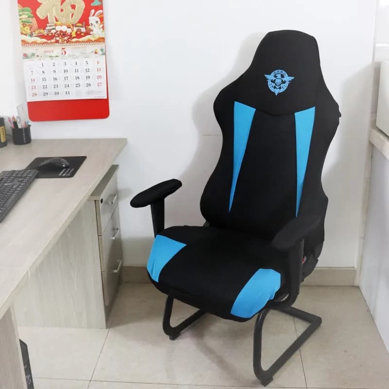 Nuova fodera per sedia da gioco Elastico antipolvere Sedile Proteggi copertura Fodere per poltrona Home Office Computer Coprisedile per sedia E-Sports