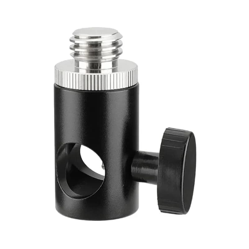 Standard 16mm Light Stand Head with 5/8"-11 Male To 1/4"-20 Female Thread Screw for Tripod Laser Level Adapter BOSCH New