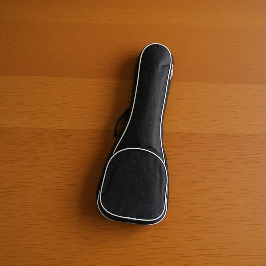 Borsa per Ukulele Portatile Leggera Impermeabile in Tessuto Oxford con Protezione Rinforzata per Ukulele Soprano da 23 Pollici con Cerniera