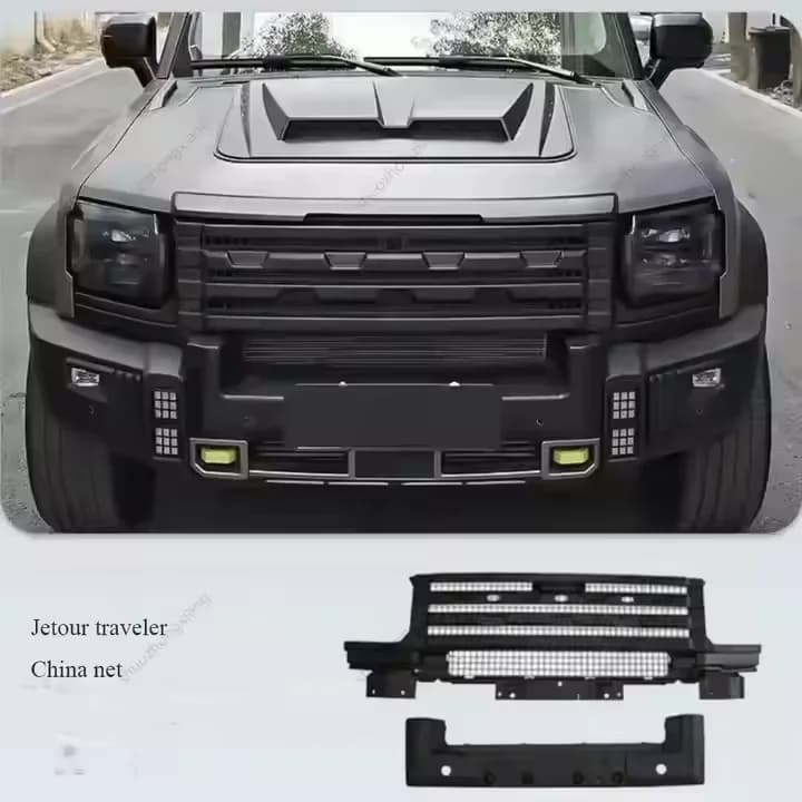 Accessori e Parti di Aggiornamento per Jetour T2 T-2 Guard: Kit Carrozzeria Mark X, Portapacchi, Luce Superiore, Spoiler, Scala, Box Laterale