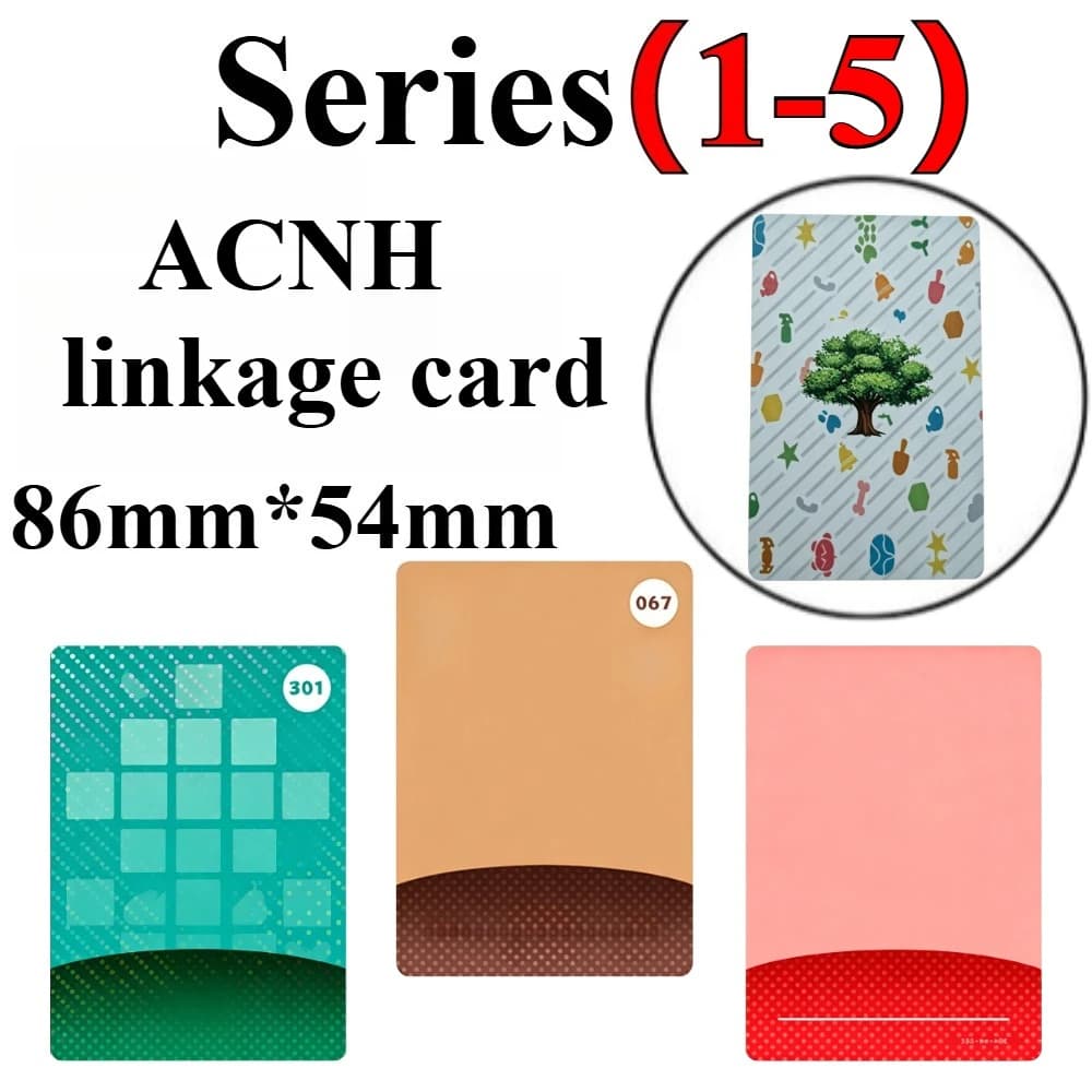 001 To 037 Linkage Card S1 To S5 Work for NS Switch NTAG215 NFC Printing Zoo A Variety of Lovely Animals Card