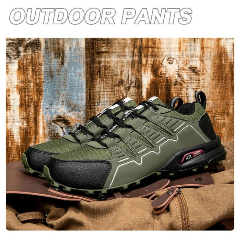 Scarpe da trekking impermeabili da uomo Scarpe da corsa da fondo per esterni leggere antiscivolo Scarpe da viaggio comode da trekking per uomo