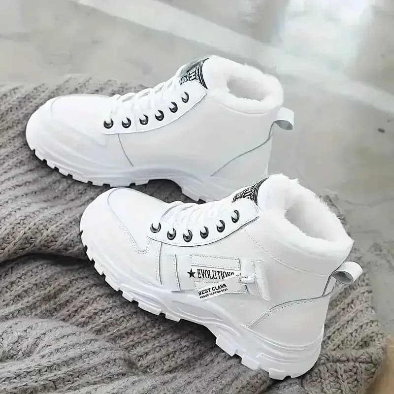 Winter Snow Boots for Women Casual High-top Shoes Warm Womens Sneakers Platform Ankle Boots Plus Size 45 Zapatillas De Mujer New