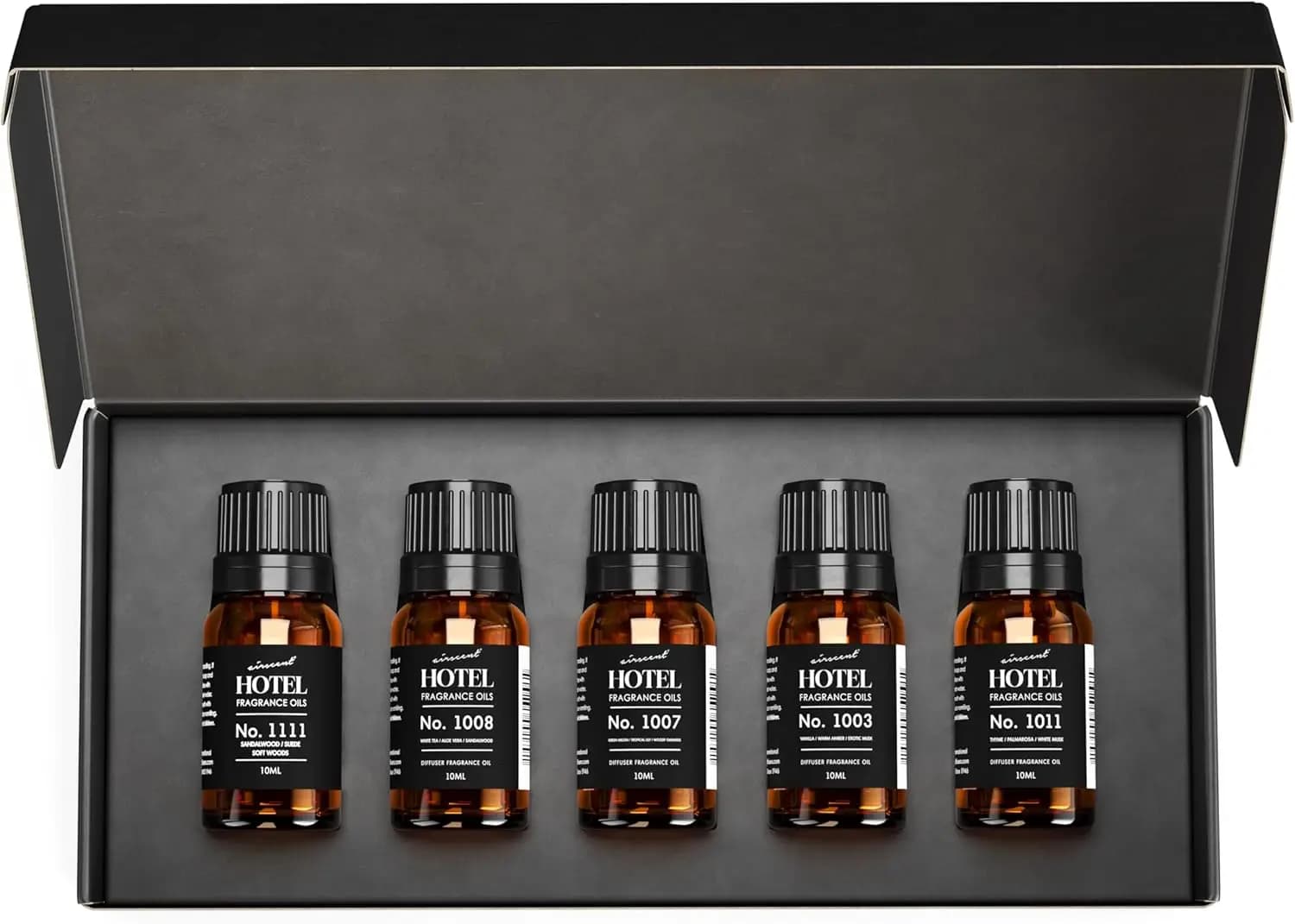 Set of Perfumed Oils for Luxury Diffusers - 5 Star Aromi for the Domestic Atmosphere, 10 mL Assorted Pack