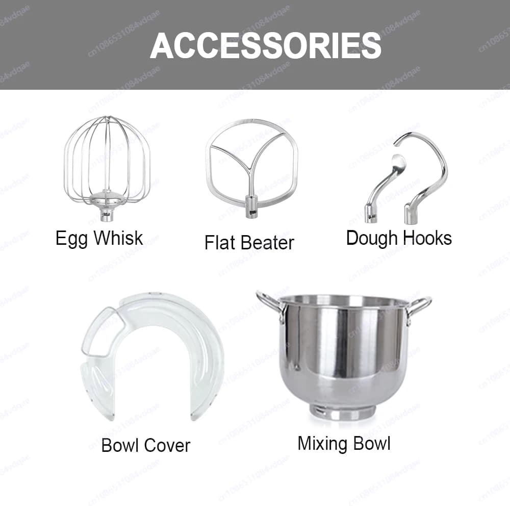 Impastatrice Elettrica Domestica ad Alta Potenza 2000W 11L – Miscelazione Planetaria, Macchina per Impasto Dolci