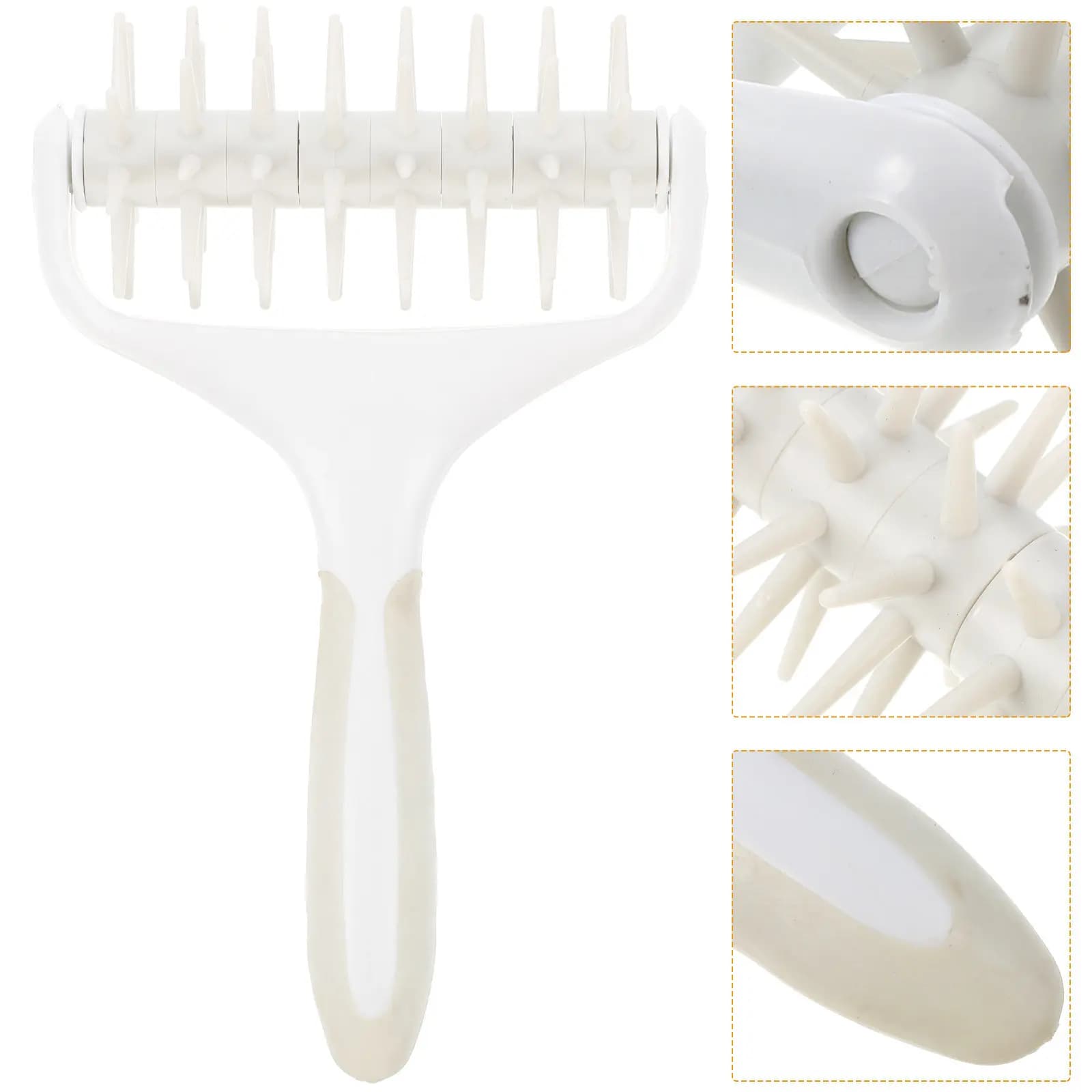Pizza Dough Docker Needle Roller Pastry Hole Maker for Pizza Crust Pie Cake Baking Kitchen Tool