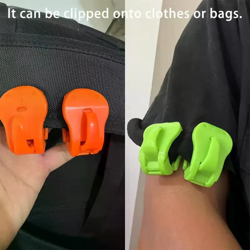 2 pezzi supporto a 1 mano senza attrezzi per aste d'acqua dolce rack di stoccaggio clip per canna da pesca ad attacco rapido organizzatore per attrezzatura con impugnatura sicura