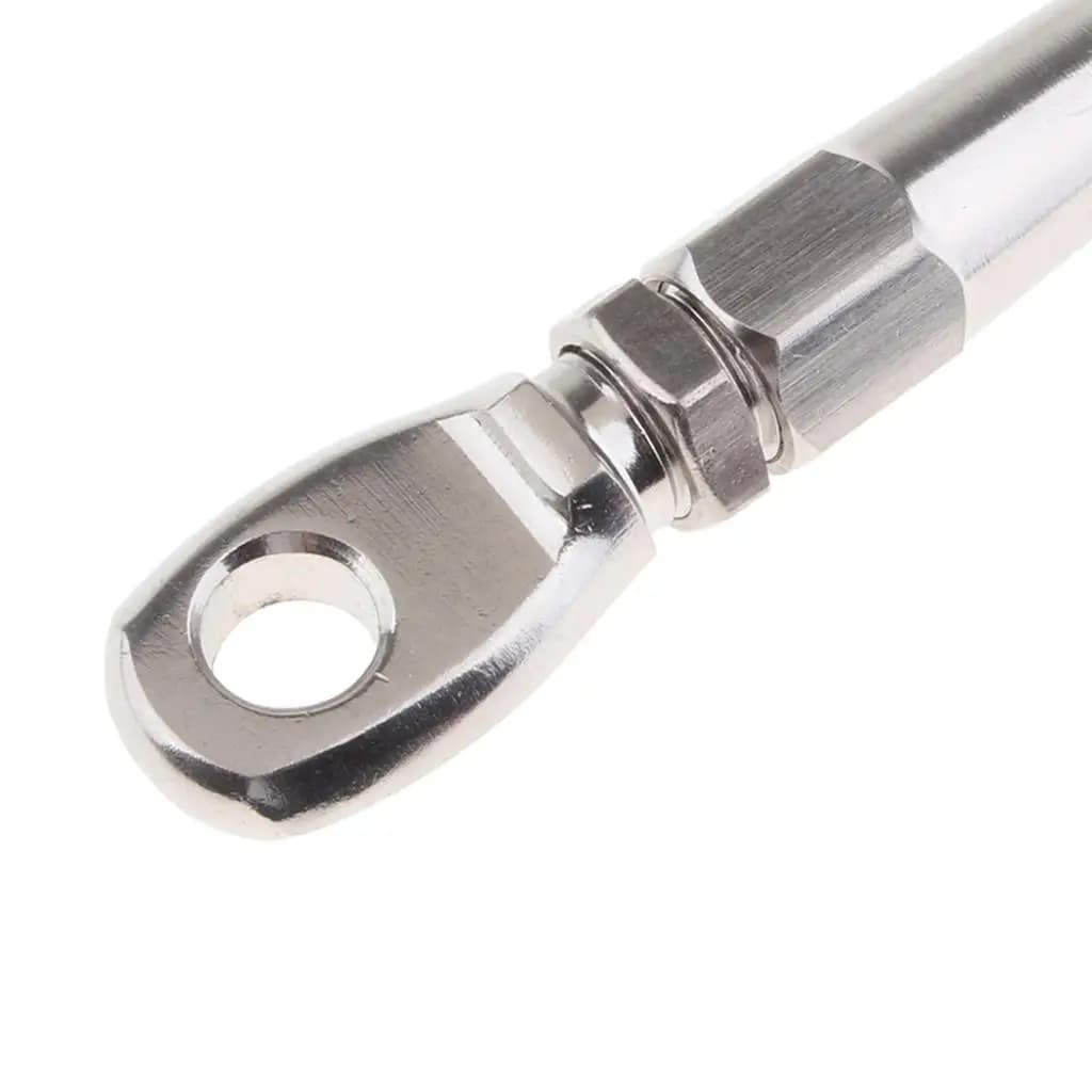 Marine Stainless Steel Wire Cable Rope Fitting Silver 5mm Size Swageless Rigging Terminal for Boat Accessories
