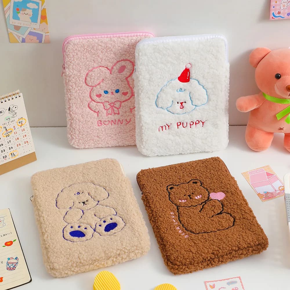 Borsa per Laptop Cute little Animal Ipad Storage Flat liner Pro 9 11 pollici Air 4 Huawei Matebook Cover custodia interna Lenovo