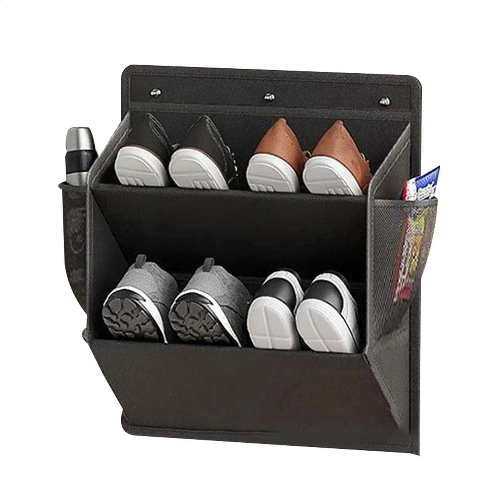 Shoe Rack for RV Wall Shoe Racks Adhesive Organizer Space Saving Holder for Laundry Dorm Apartment Utility Room Bathroom Closet