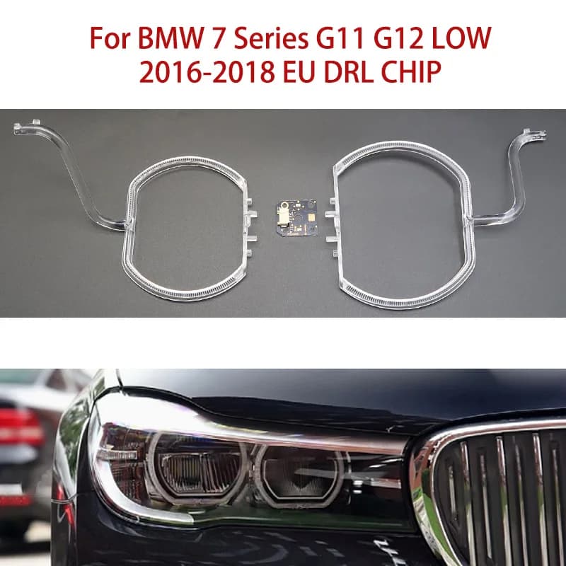 LED Sorgente di Luce Chip Auto DRL CHIP Condotto Striscia Zavorra Modulo Per BMW Serie 7 G12 2016-2018 BASSO UE Angel Eye striscia di luce bianca