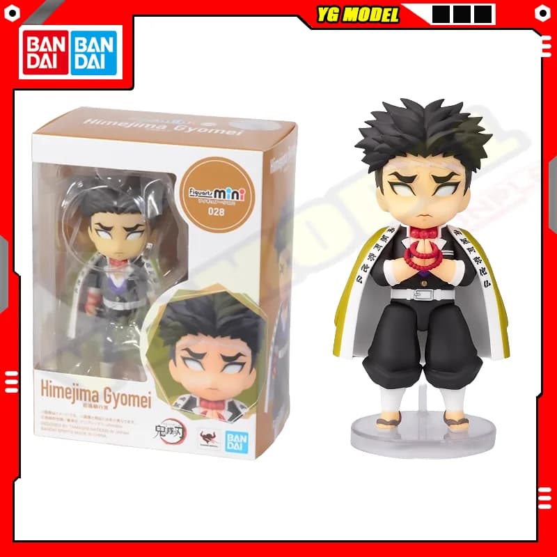 Bandai Genuino Demon Slayer Himejima Gyomei Action Figures Figuarts Mini Serie Bambola Giocattoli Da Collezione Regalo Per Bambini Originale