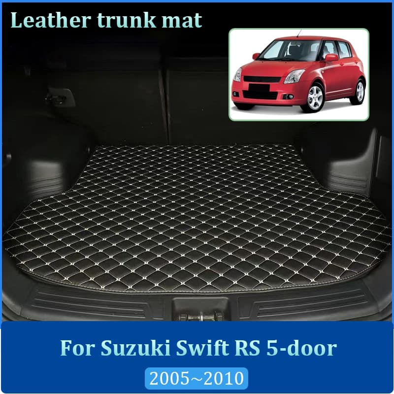 Tappetini per Bagagliaio per Suzuki Swift RS 2005~2010 5 Porte, Rivestimento Protettivo Antisporco, Accessori Interni