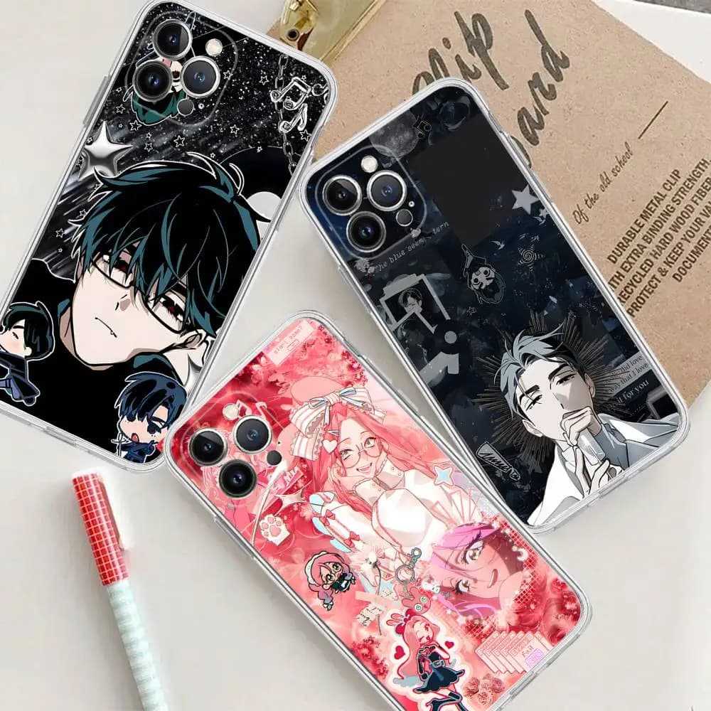 Cover in Silicone TPU Anime Alien Stage Ivan Till per iPhone 11 12 13 14 15 16 17 Pro Max, Antiurto con Retro Trasparente