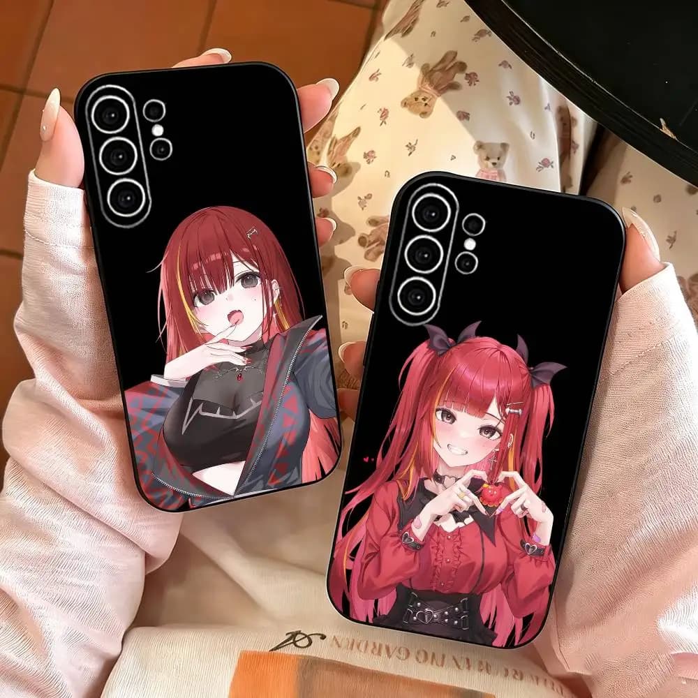A-Akane Lize Singer Phone Case For Samsung S25,S24,S21,S22,S23,S30,Ultra,S20,Plus,Fe,Note,10,9,5G Black Cover