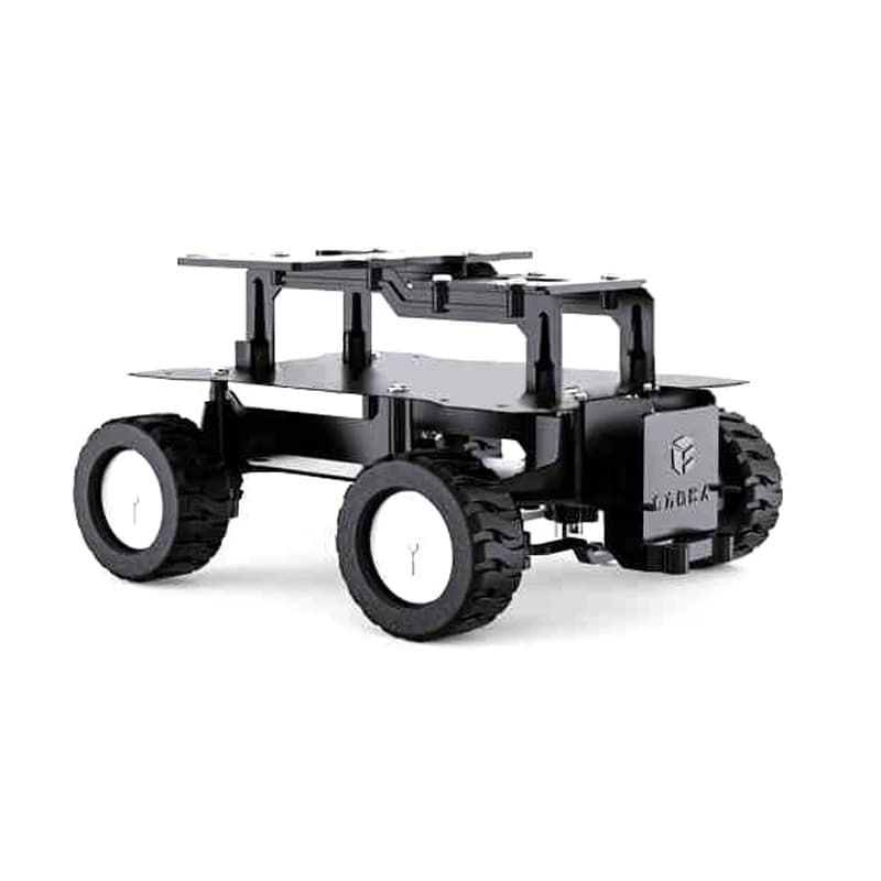 Acrylic 4WD Robot Auto Engine Ackerman Omnidirectional Tracking Frame For Arduino STM32 ESP32 Programmable Robot Auto Kit FAI DA TE