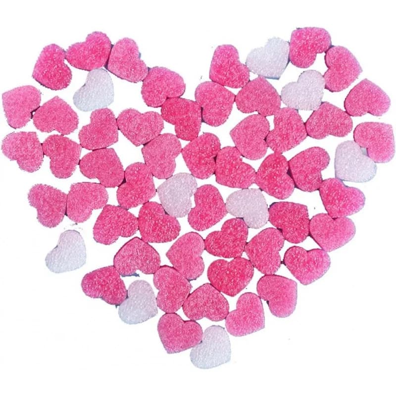 200 pz Mini Cuore Confezione Regalo Riempitrice Shreds Perline di Schiuma Confezione Regalo Cestino Riempitore Materiali di Imballaggio per Confezioni Regalo
