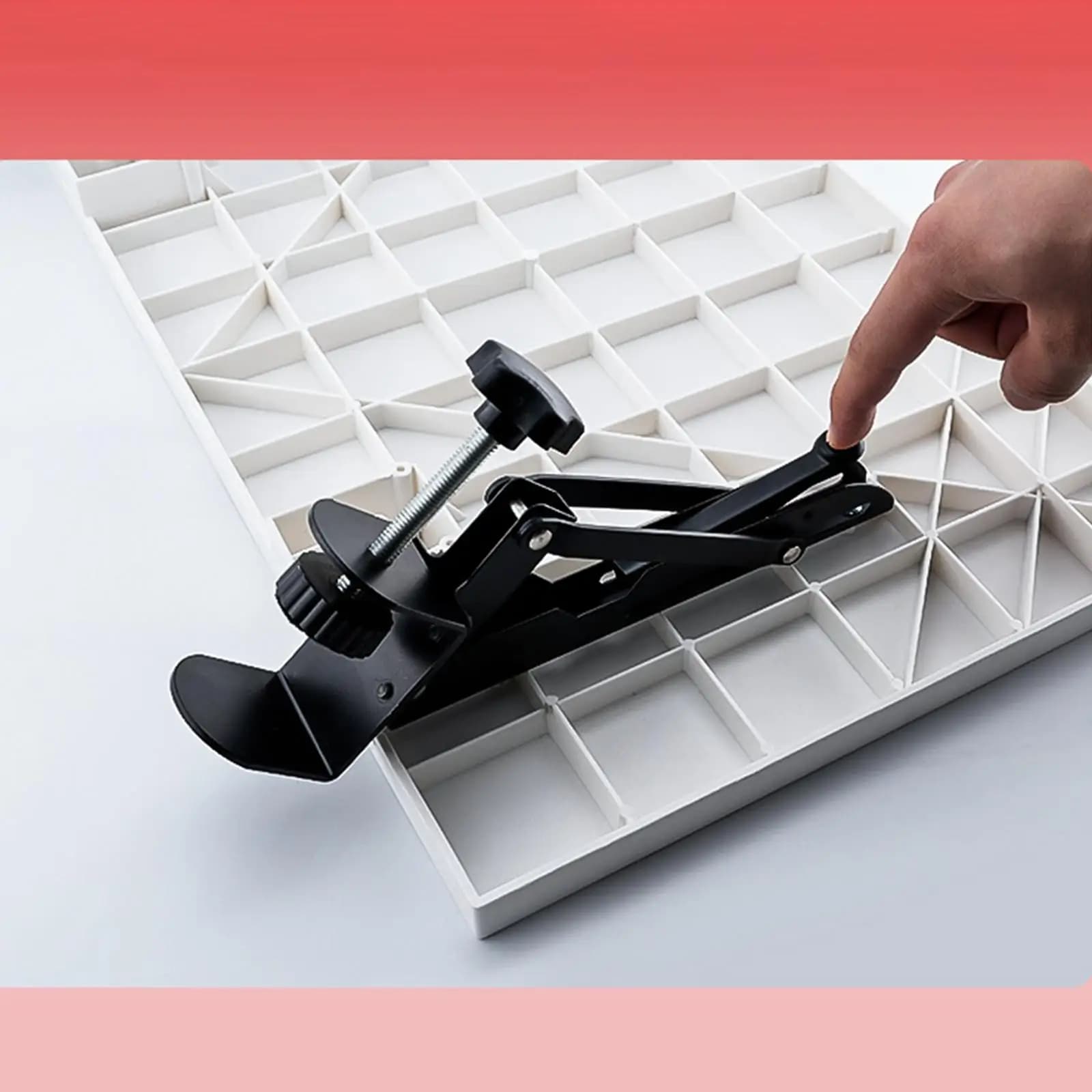 Tavolo di Estensione per Macchina da Cucire, Superficie Spaziosa in Plastica e Ferro Resistente per Accessori, per Macchine da Cucire Portatili