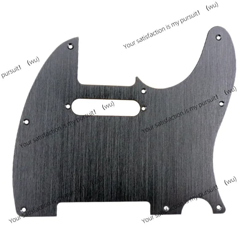 for Standard Telecaster Pickguard Replacement Black 8 Hole Tele Guitar Pickguard Metal Pick Guard