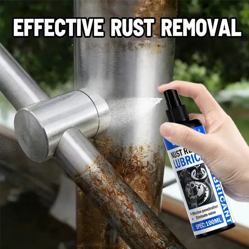 Spray Lubrificante Antiruggine LOORSAN 100ml, Potente Ripristino della Lucentezza delle Superfici Metalliche, per Auto, Catene di Biciclette, Ingranaggi, Serrature, Anticorrosione