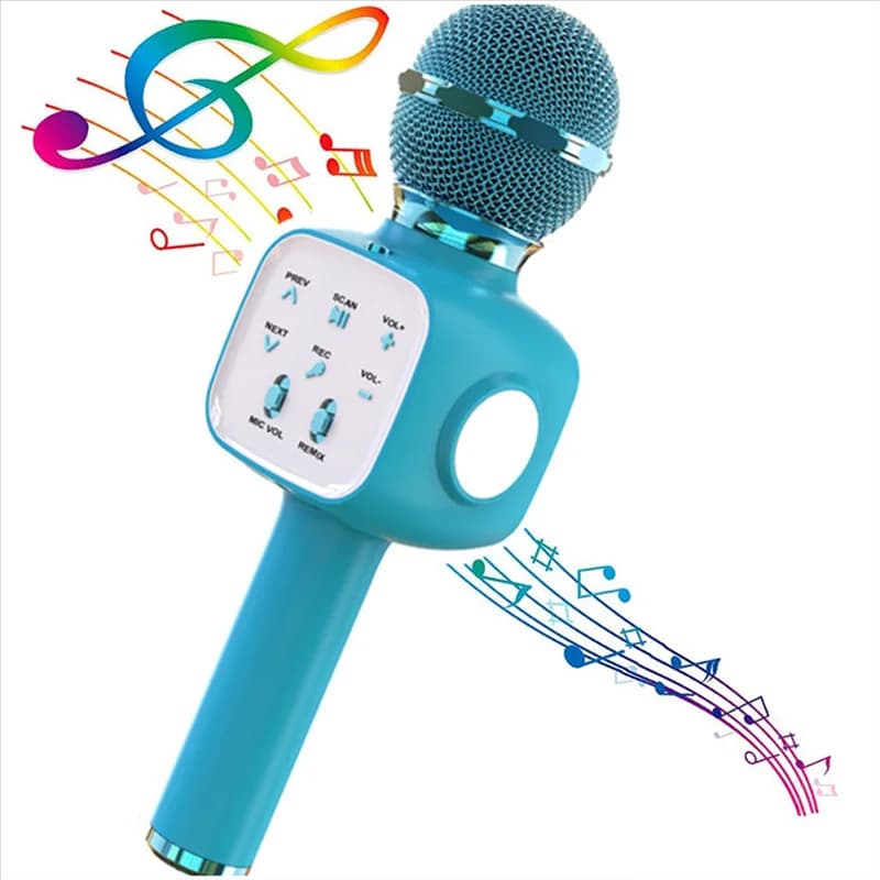 Microfono karaoke Bluetooth senza fili macchina da canto professionale riduzione del rumore per la casa KTV Party regalo per bambini