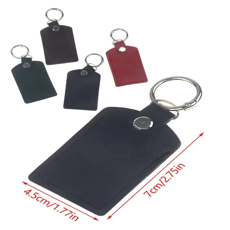 1/4 pezzi Custodia in pelle per accessori Chameleon Ultra, custodia per schede NFC Smart Access, portachiavi in vera pelle, custodia per carte IC